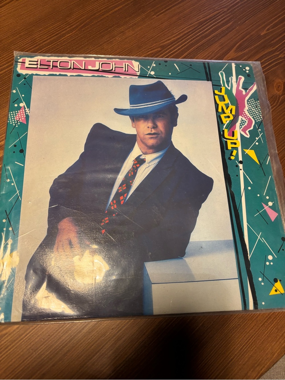 Elton John - "Jump Up!" vinyl record (45)